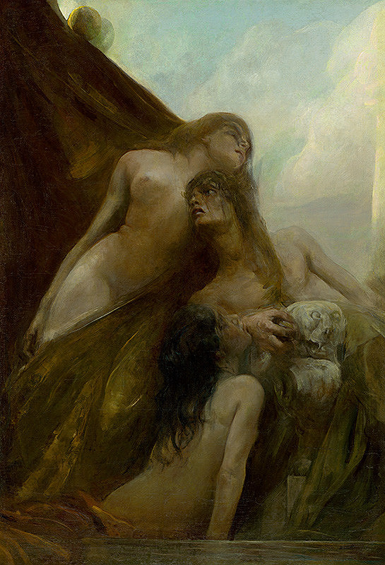 Neznámy stredoeurópsky maliar – Mytologická scéna 