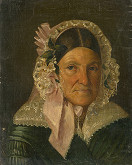 Constantin David Rosenthal – Portrait of an Older Woman in a Bonnet 