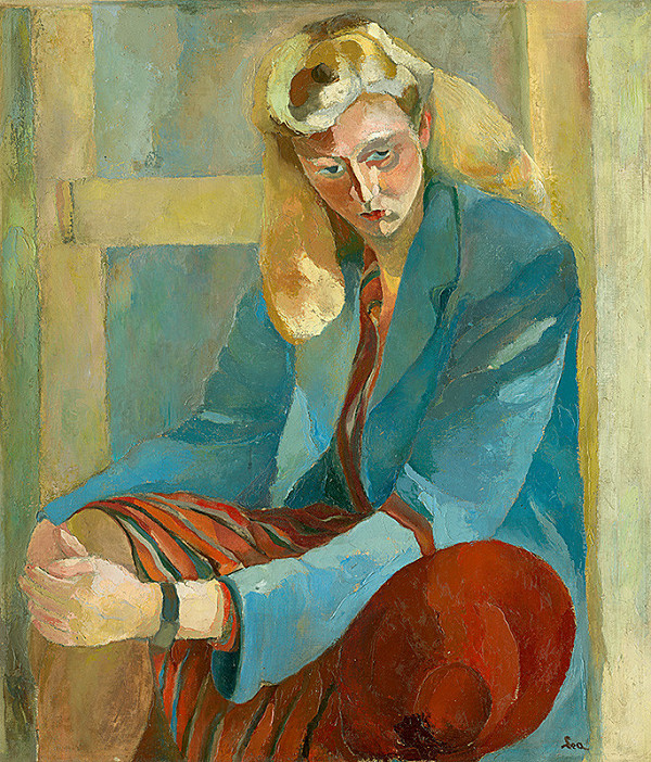 Lea Mrázová – Portrait of Seated Woman