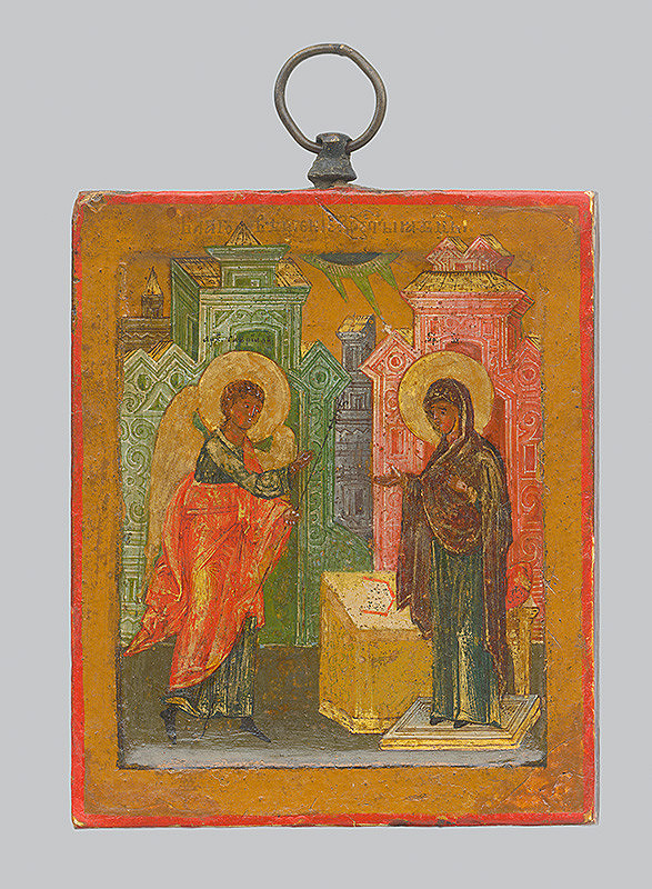 Ruský ikonový maliar – Zvestovanie Panne Márii