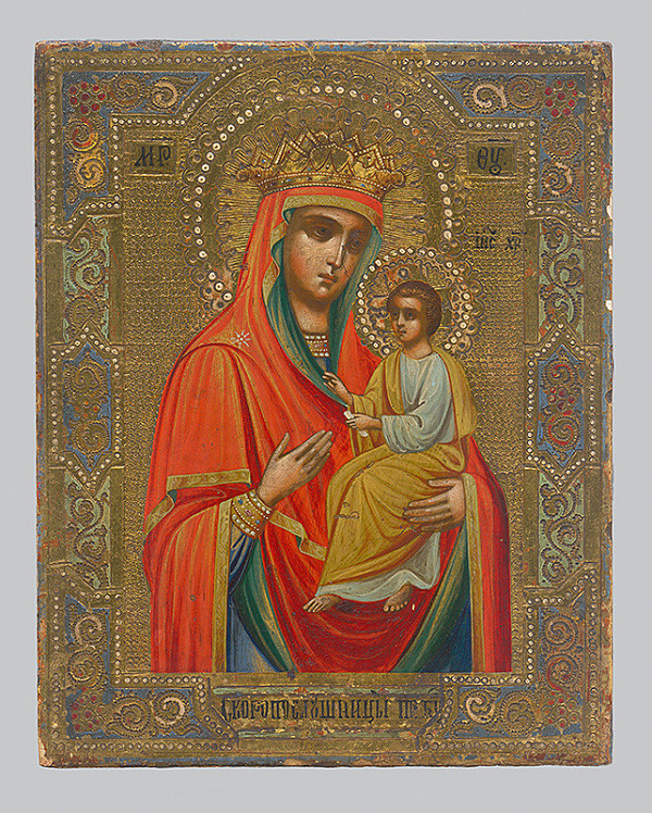 Ruský ikonový maliar – Bohorodička 