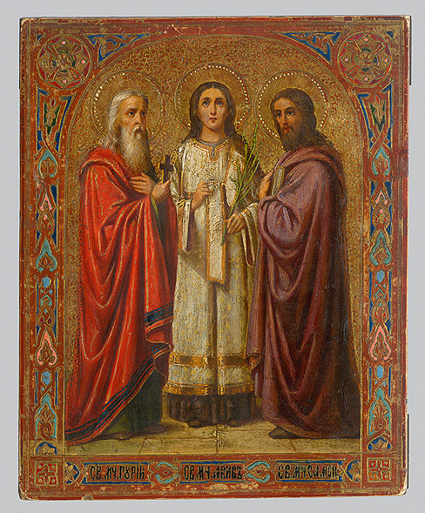 Ruský ikonový maliar – Traja svätci