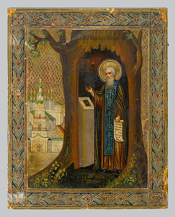 Ruský ikonový maliar – Svätec 