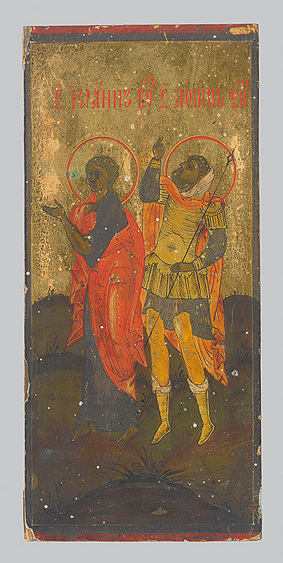 Ruský ikonový maliar – Svätý Ján a svätý Longín