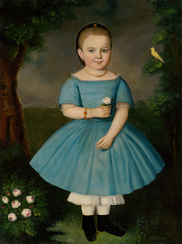 Károly Gyurkovics – Dievčatko s ružou
