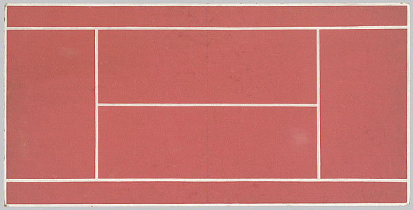 Július Koller – Ihrisko (tenisové) 