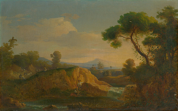 Karol Marko st. – Idyllic Landscape with Lake 