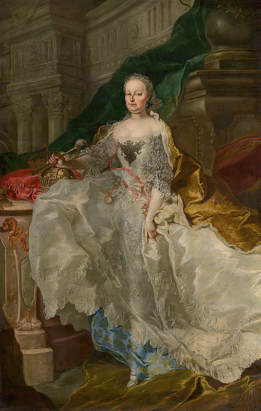 Franz Anton Palko – Portrét cisárovny Márie Terézie