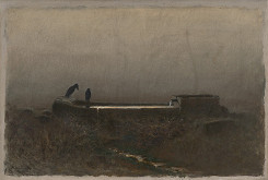 Ladislav Mednyánszky – Napájadlo s havranmi 