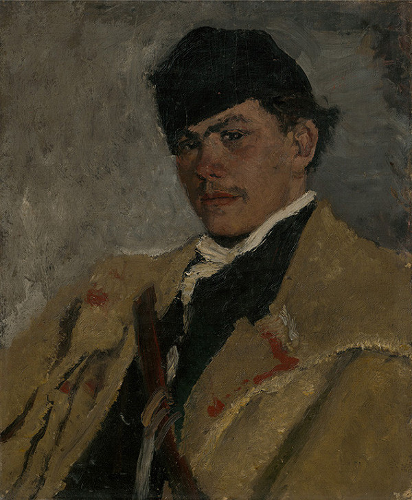 Ladislav Mednyánszky – Pastier v kožuchu 