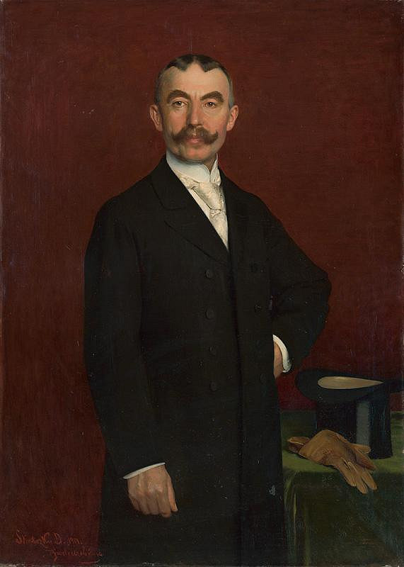 Dominik Skutecký – Portrait of Ján Slivka