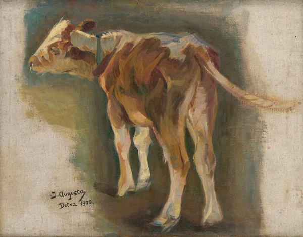 Jaroslav Augusta – Study of a Calf