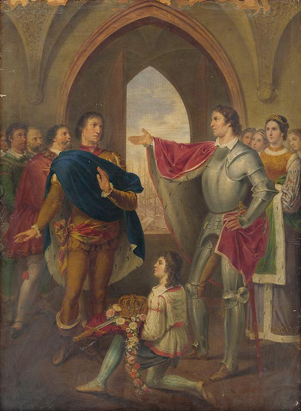 Sigmund Ferdinand von Perger – Historický výjav I. 