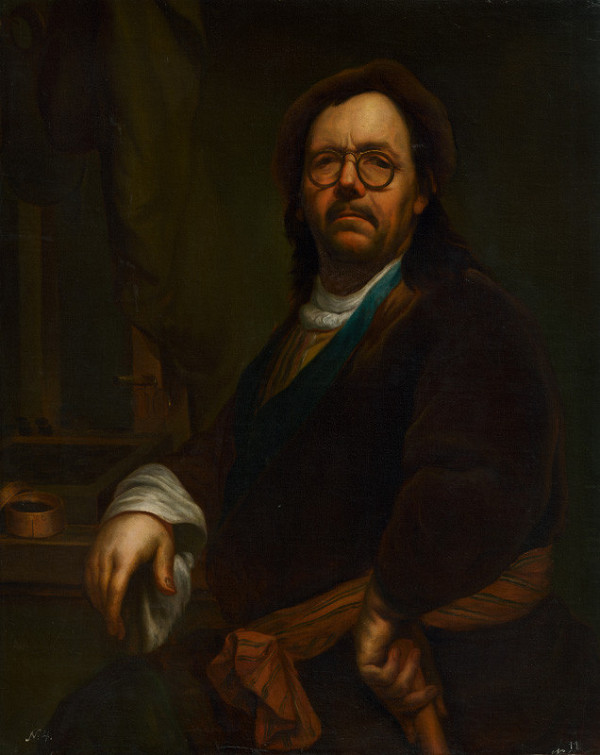 Ján Kupecký – Self-Portrait (Self-Portrait with Glasses)
