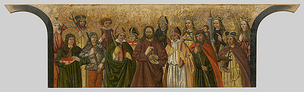 Slovenský maliar z 1. štvrtiny 16. storočia – Kristus so štrnástimi pomocníkmi