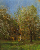 Ladislav Mednyánszky – Spring in the Orchard 