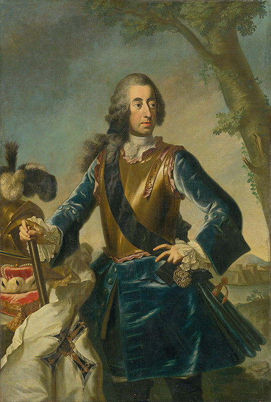 Georges Desmarées – Portrait of Cologne Prince-Elector Klement August (Portrait of a Prince)