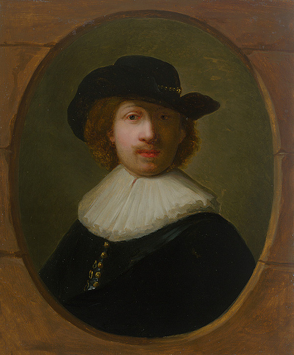Stredoeurópsky kopista z prelomu 19. - 20. storočia, Rembrandt van Rijn – Vlastná podobizeň