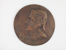 Ladislav Snopek – Súťažný návrh medaily k 700. výročiu narodenia Danteho 