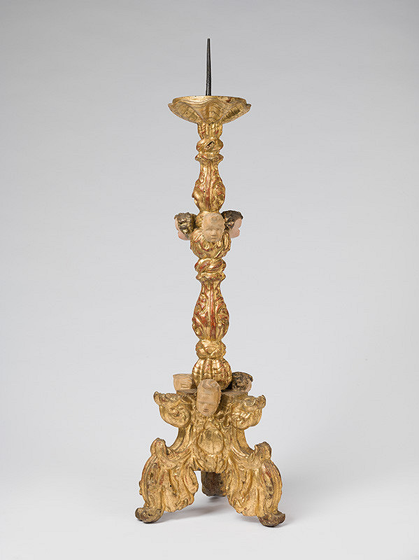 Neznámy rezbár – Svietnik s figuralálnymi motívmi 