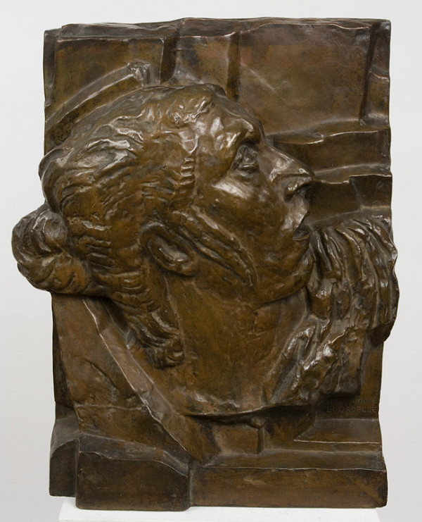 Emile-Antoine Bourdelle – Hlava. Štúdia k pomníku padlých