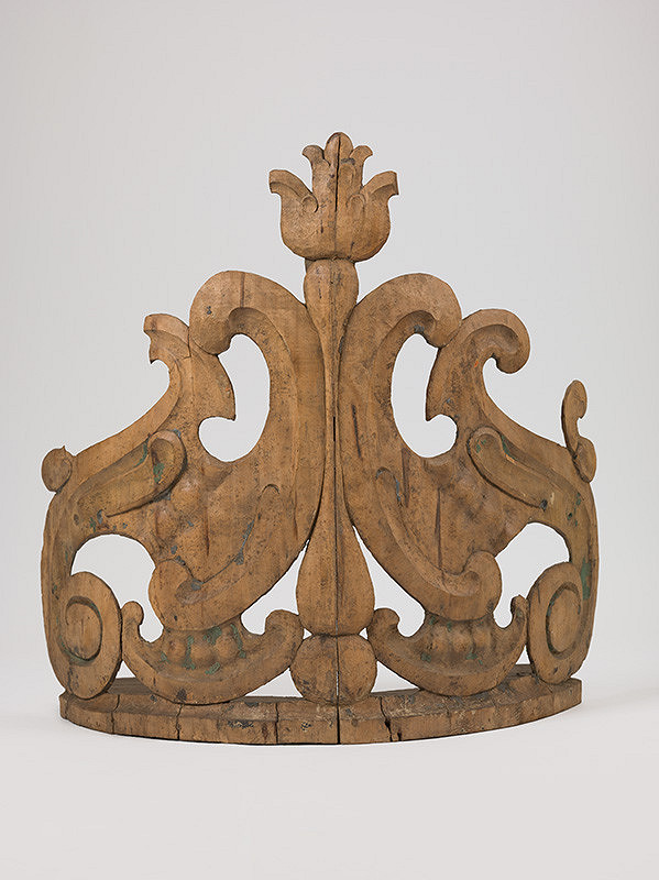 Pavol Gross st. – Fragment dekoratívnej výzdoby píšťaľovej časti organovej skrine 