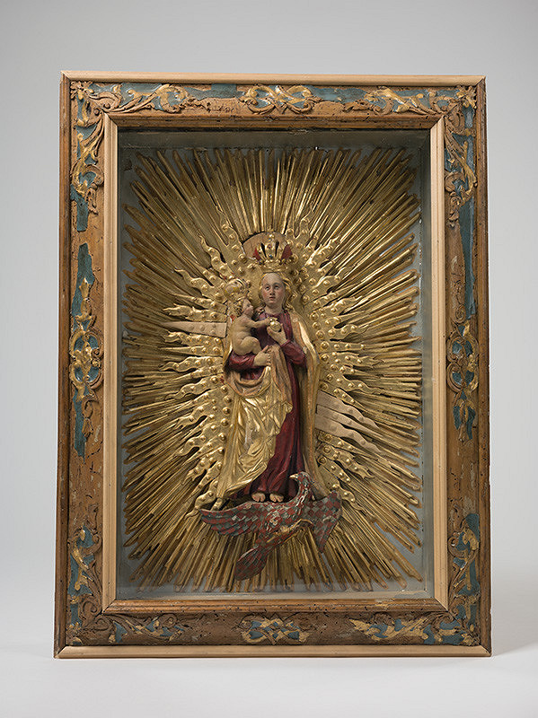 Neznámy rezbár – Madona s Ježiškom na šachovej orlici 