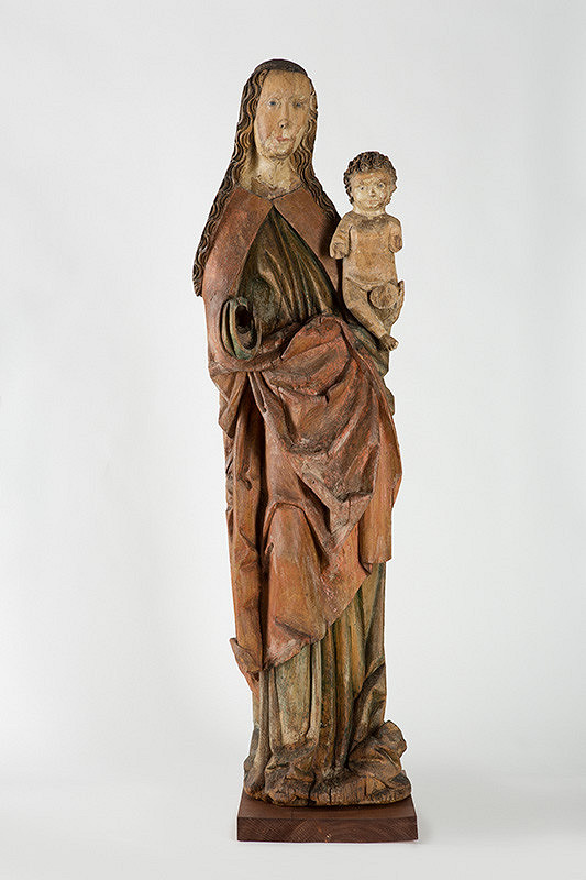 Slovenský rezbár z konca 15. storočia – Madona s dieťaťom 