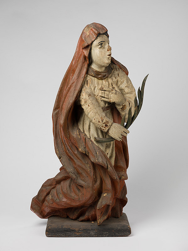 Neznámy rezbár – Kľačiaca svätica 