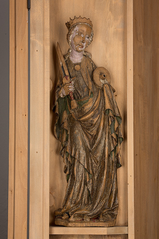 Slovenský rezbár zo začiatku 15. storočia, Majster Madony z Lomničky – Svätá Katarína Alexandrijská 