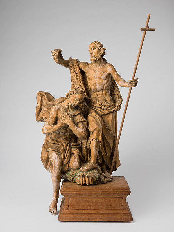 Stredoeurópsky-český rezbár z 18. storočia – Krst Kristov 