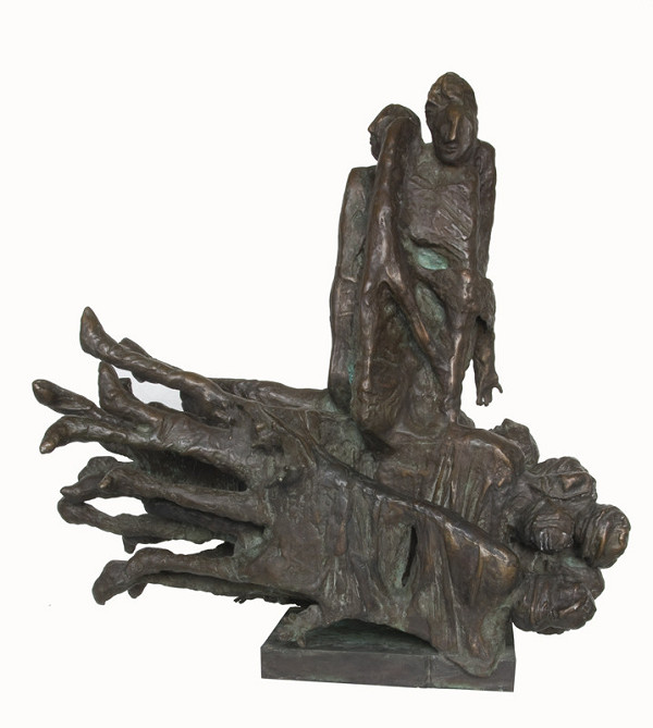 Jozef Jankovič – Obete varujú/pätinový model pre pamätník SNP v Banskej Bystrici 