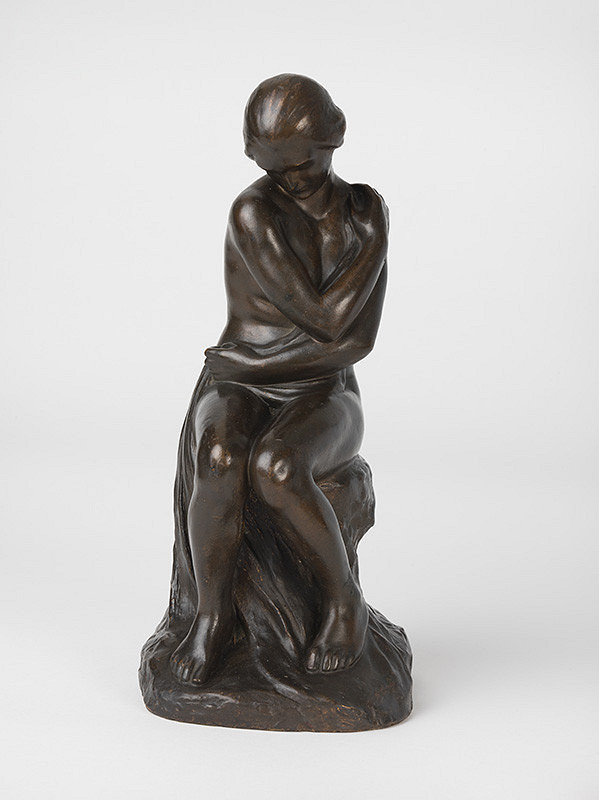 Róbert Kühmayer – Sediaci ženský akt 