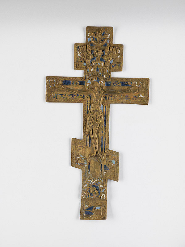 Ruský majster kovolejár z 18. storočia – Pravoslávny kríž 