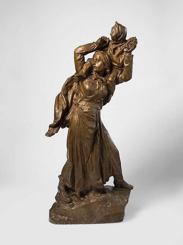 František Gibala – Útek z horiacej obce. Skica k pamätníku pre obec Zlatá Baňa 