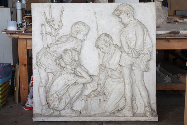 Ján Kulich – Model of a Relief for a Michurin Centre 