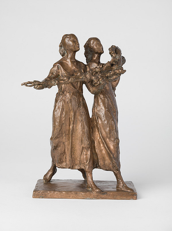 Jozef Kostka – A Study of Allegorical Figures of Girls with Lilacs for the Slavín Memorial 