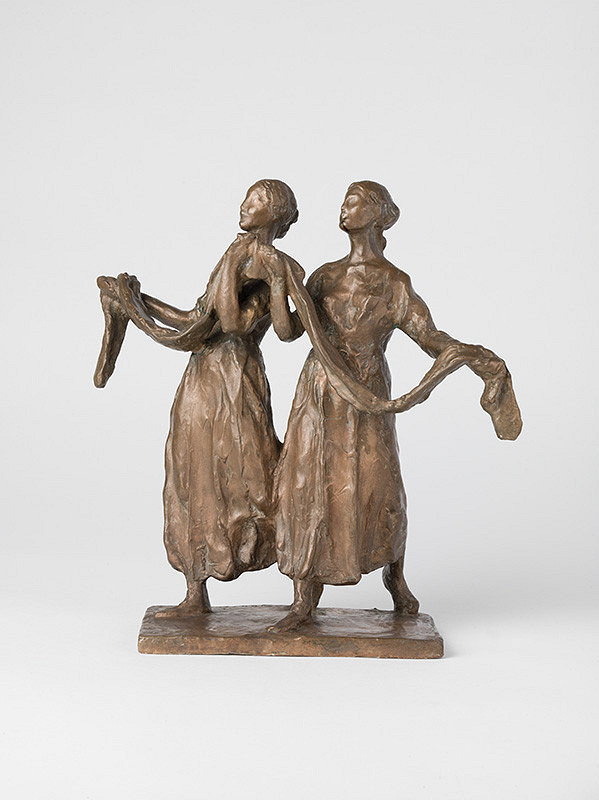 Jozef Kostka – A Study of Allegorical Figures of Girls with Bands for the Slavín Memorial  