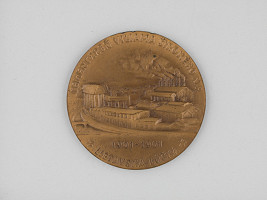 Andrej Peter – Medaila - 60.výroč. založenia cementárne V.Širokého v Lietavskej Lúčke 1901-1961 