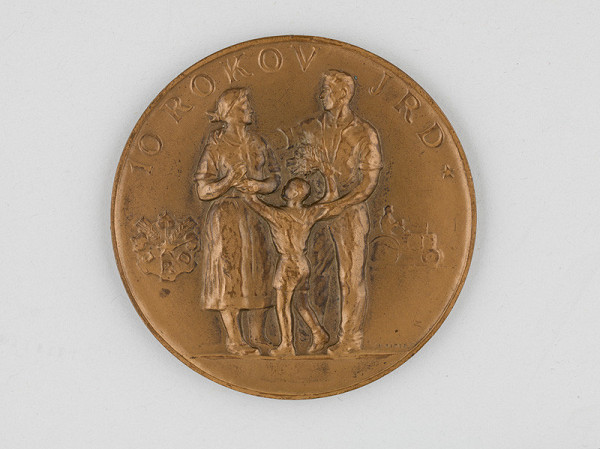 Andrej Peter – Medaila - 10 rokov JRD 