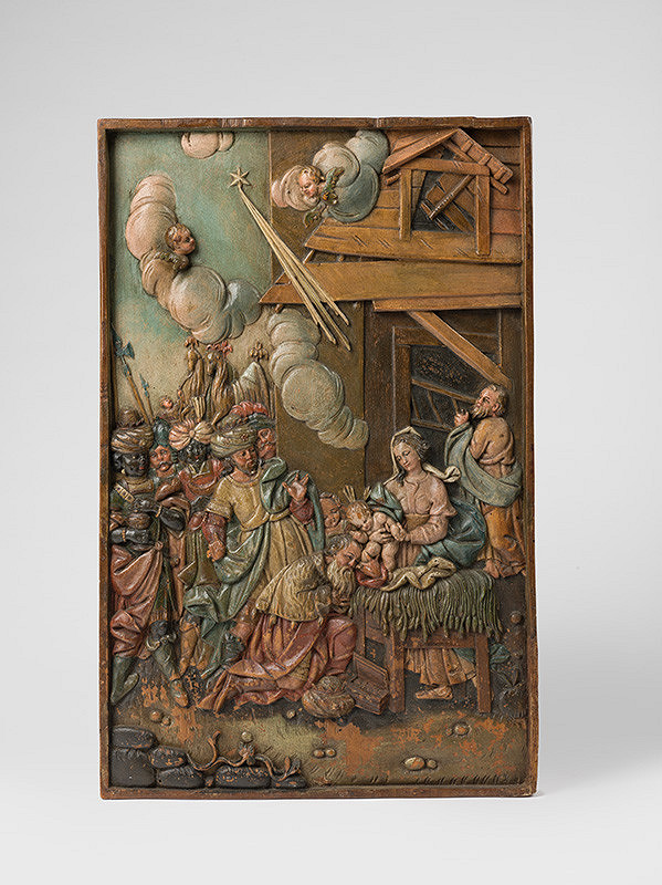 Neznámy rezbár – Kľananie Troch kráľov 