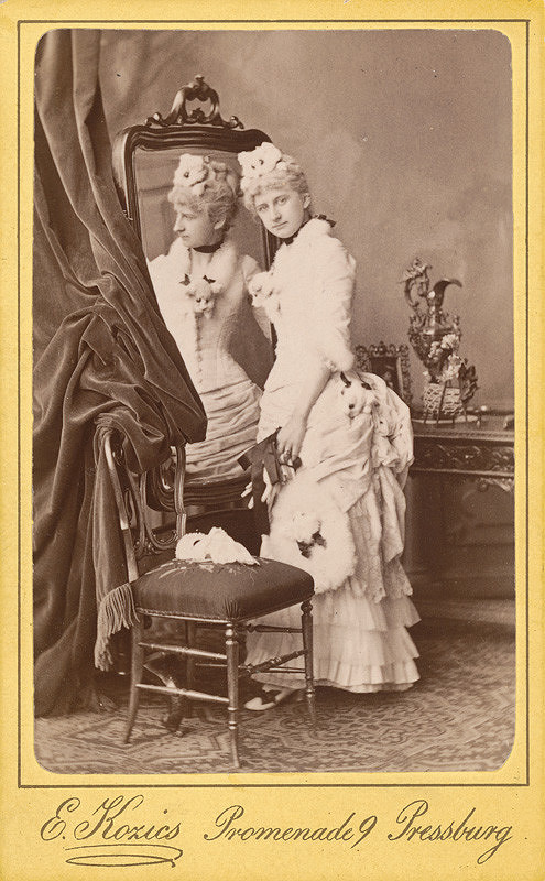 Ede Kozics st. – Dáma pred zrkadlom 