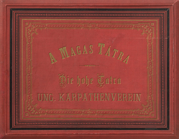 Károly Divald – Obrazy z Vysokých Tatier. Obal albumu 