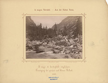 Károly Divald – Sútok Veľkého a Malého Studeného potoka 