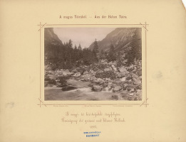 Károly Divald – Sútok Veľkého a Malého Studeného potoka 