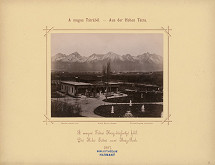 Károly Divald – Vysoké Tatry z Huszovho parku  