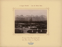 Károly Divald – Vysoké Tatry z Huszovho parku  