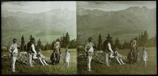 František Krátký – Skupina horalov na bližšie neurčenom mieste