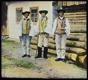 Karel Matoušek – Tři muži v krojích 