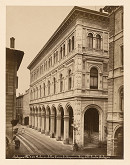 Pietro Poppi – Bologna. Palác della Cassa di Risparmio (Palazzo della Cassa di Risparmio) 